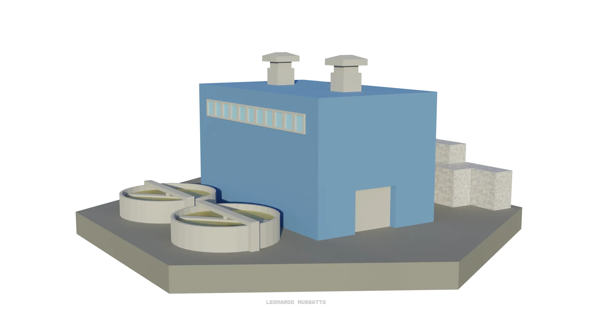 Recycling plant tile