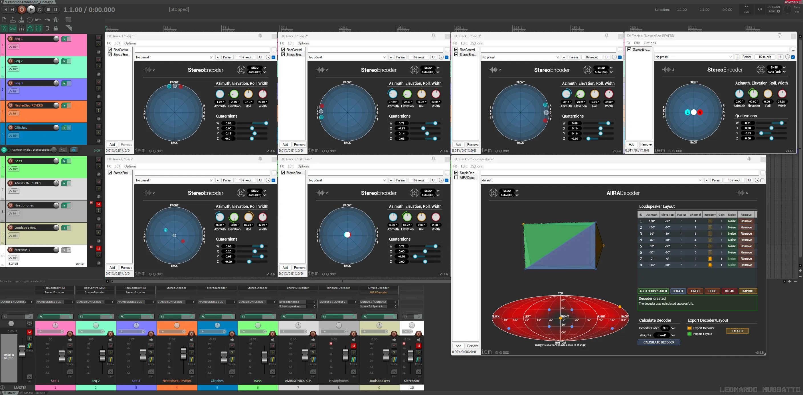 IEM Plug-Ins in Reaper